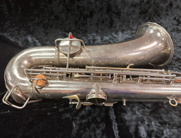 Photo Vintage Conn Chu Berry Nickel Plated C-Melody Saxophone, Serial #184953